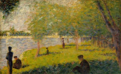 Estudio para Un domingo en La Grande Jatte, 1884 de Georges Seurat